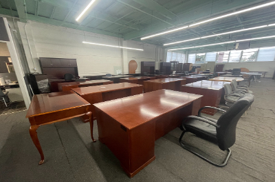 Whether you’re looking for wood-top, laminate, or white-topped desks, PTIOF has a wide selection of used office furniture that are sure to fit your office style.