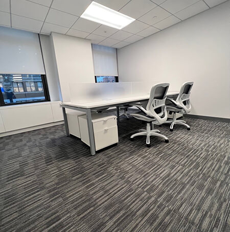 PTI Office Furniture recently furnished office in New York City, New York.  If needing panels for the office, PTIOF paneling systems provide the privacy, and affordability, you are needing.