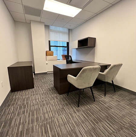 PTI Office Furniture recently furnished office in New York City, New York.  Whether a  traditional or modern look is what you’re going for at your office, PTIO has the beautiful, and affordable, used furniture that you are looking for.