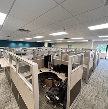 PTI Office Furniture recently furnished office in Plainfield, New Jersey.  PTIOF has the solution for workspace paneling in your business and office space located in Plainfield and the Tri-State area.