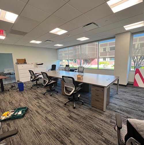 PTI Office Furniture recently furnished office in Englewood Cliffs NJ.  If you’re looking to fit your team into one space, PTIOF provides the solution that best fits your needs.