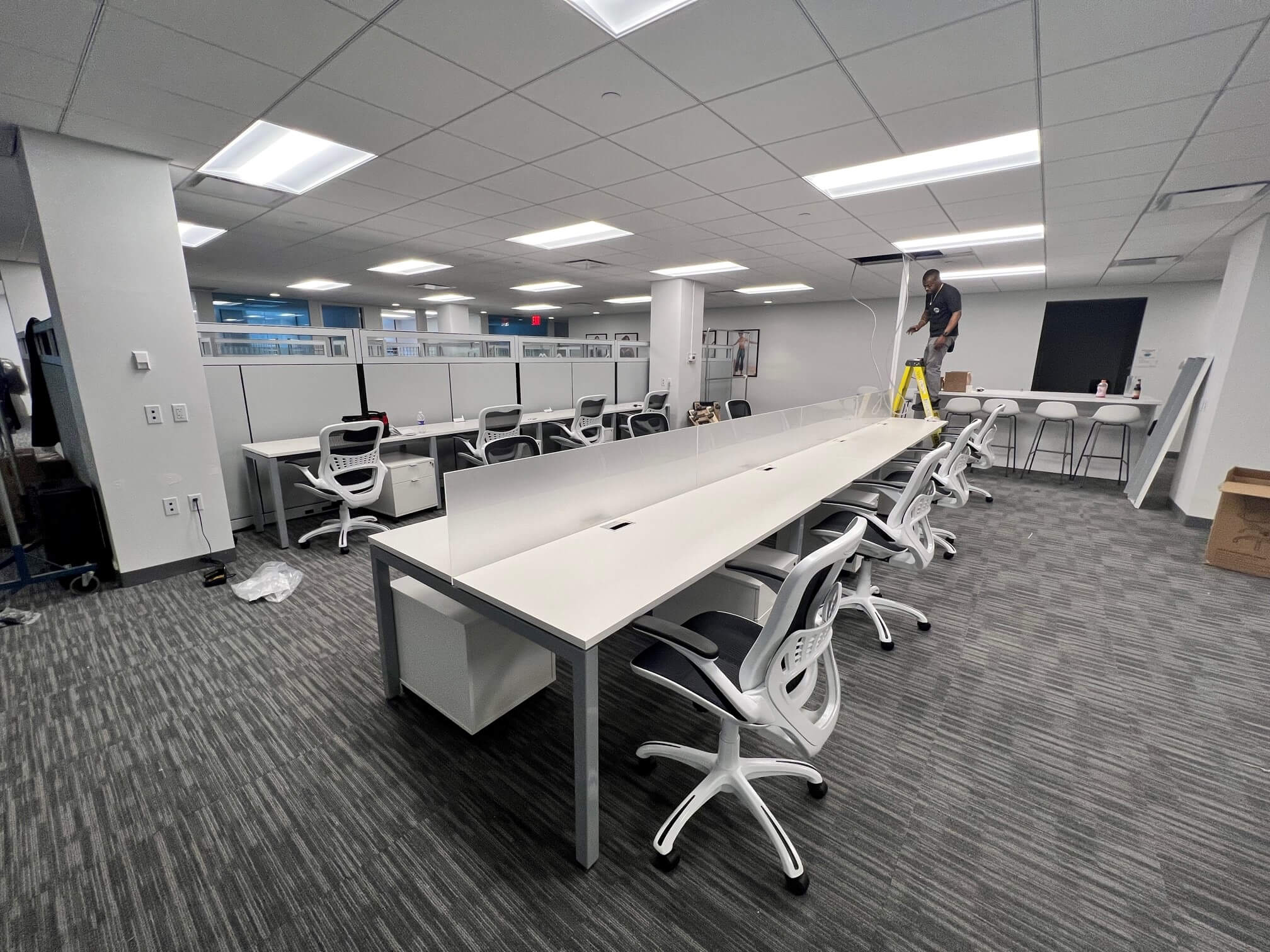New Jersey’s Top new and used office furniture store outfitting businesses with modern and clean office fixtures.